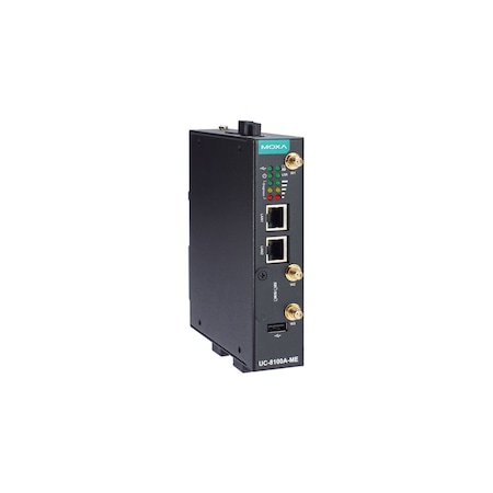Moxa Arm-Based Wireless-Enabled Din-Rail Indust. Comp, Uc-8112A-Me-T-Lx-Ap UC-8112A-ME-T-LX-AP